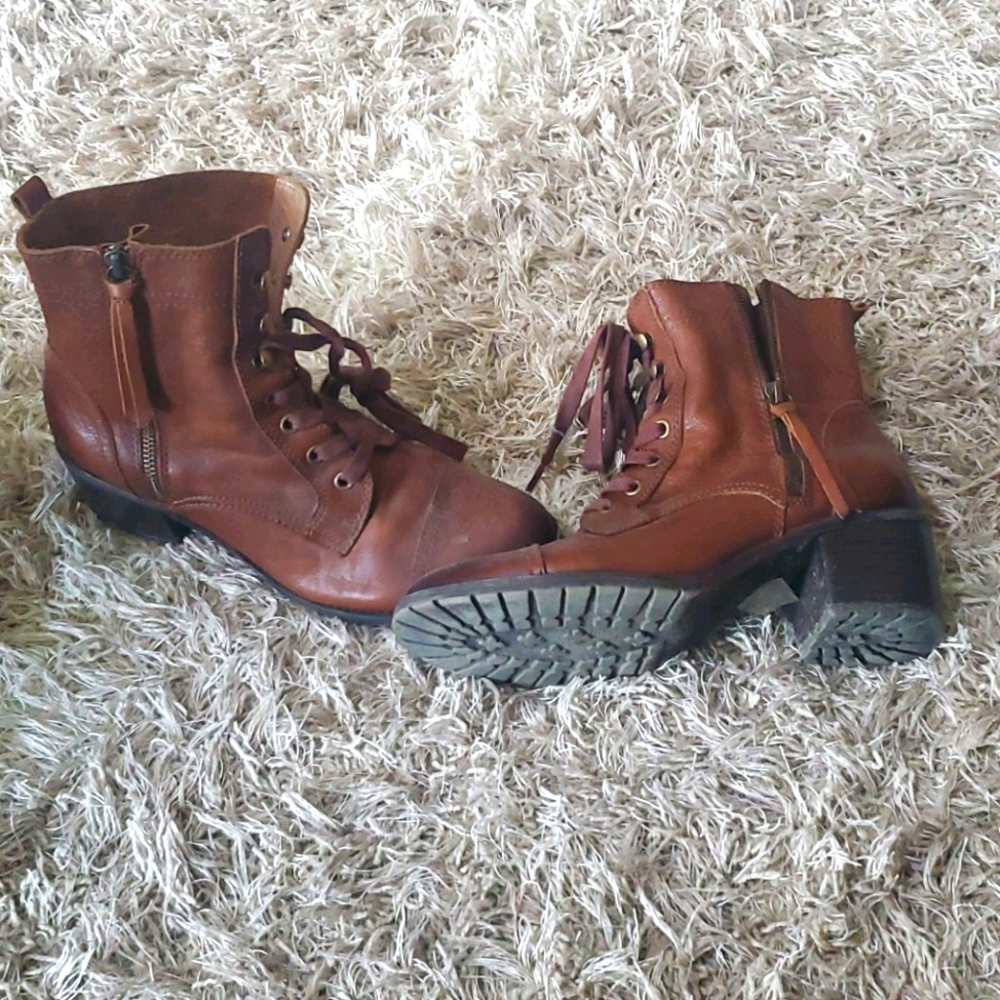 Aldo brown leather boots